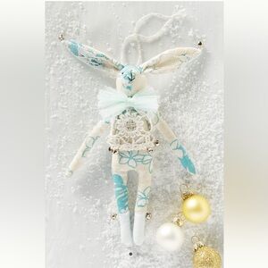 Alice Mary Lynch For Anthropologie Boy Bunny Dancer Christmas Ornament